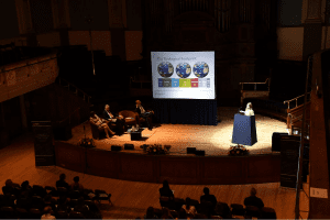 Sue Riddlestone OBE, discussing Bioregional
