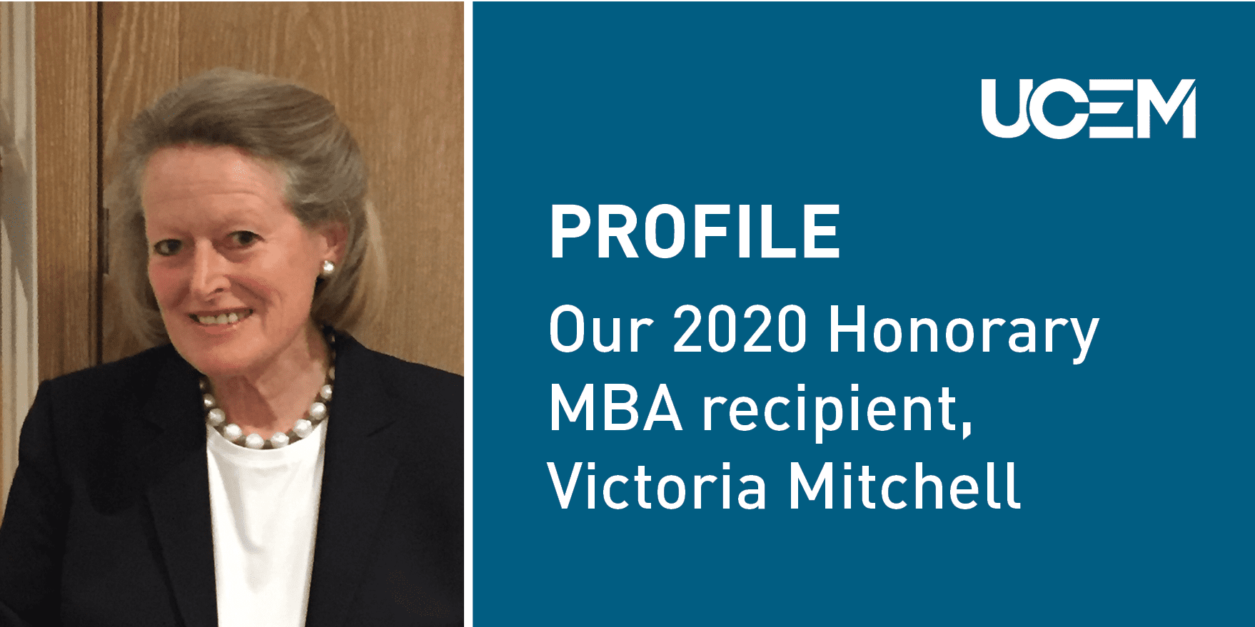 Profile: Our 2020 Honorary MBA recipient, Victoria Mitchell ...